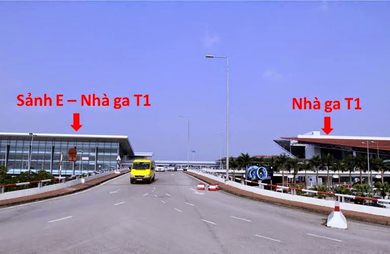 Sảnh E nhà ga T1 sân bay Nội Bài